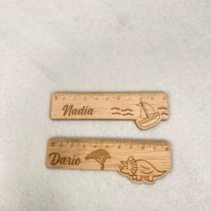 Regla de madera personalizable resistente para el colegio